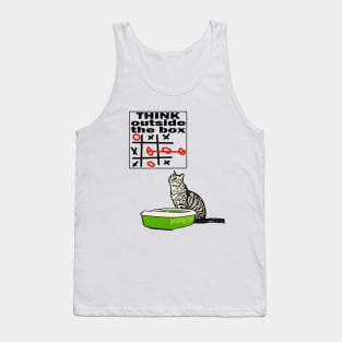 Cat in Search of Unconventional Thoughts Tank Top